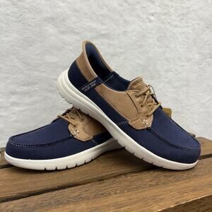 Skechers Slip-ins On-The-GO Flex - Palmilla Navy Women’s Size 9 Slip On Shoes